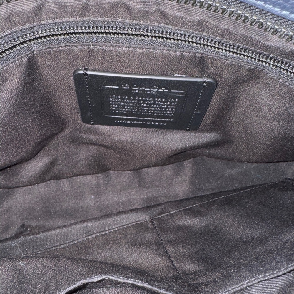 Coach Thompson Signature Jacquard Varsity Stripe Crossbody Messenger Bag - Picture 8 of 11
